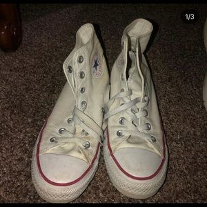 White high top converse